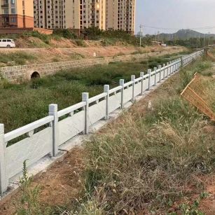 遂宁 白麻河道栏杆效果展示图