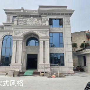 遂宁 白麻花岗岩别墅外墙干挂