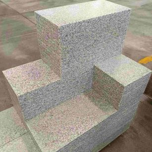 遂宁 白麻花岗岩荔枝面地铺石