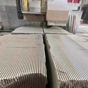 遂宁 车间生产日常，黄金麻白麻花岗岩