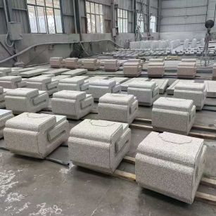 遂宁 白麻花岗岩异形加工-石凳，坐凳