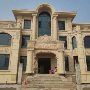 遂宁 黄金麻花岗岩别墅外墙干挂