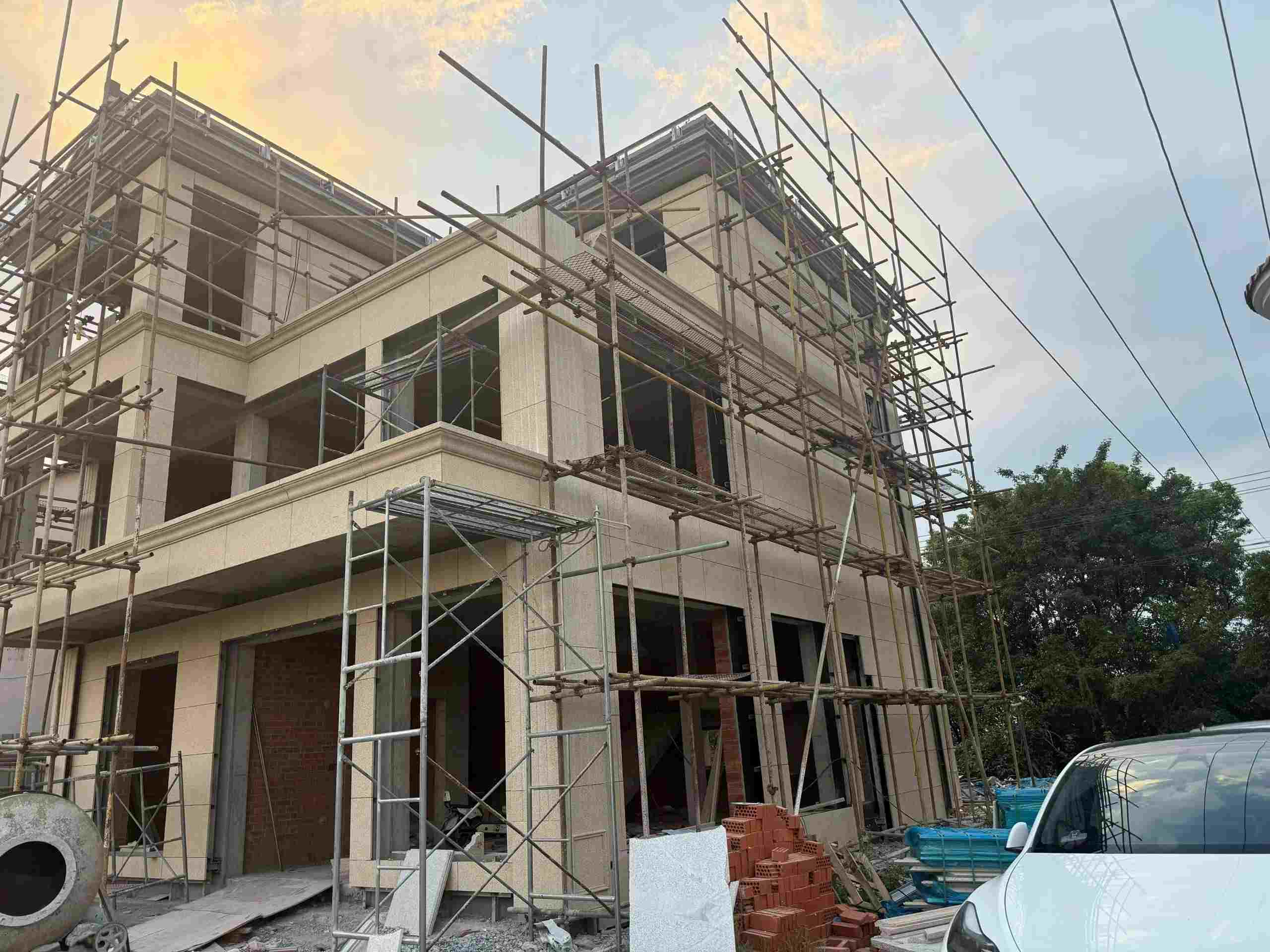 遂宁 黄金麻荔枝面花岗岩外墙干挂