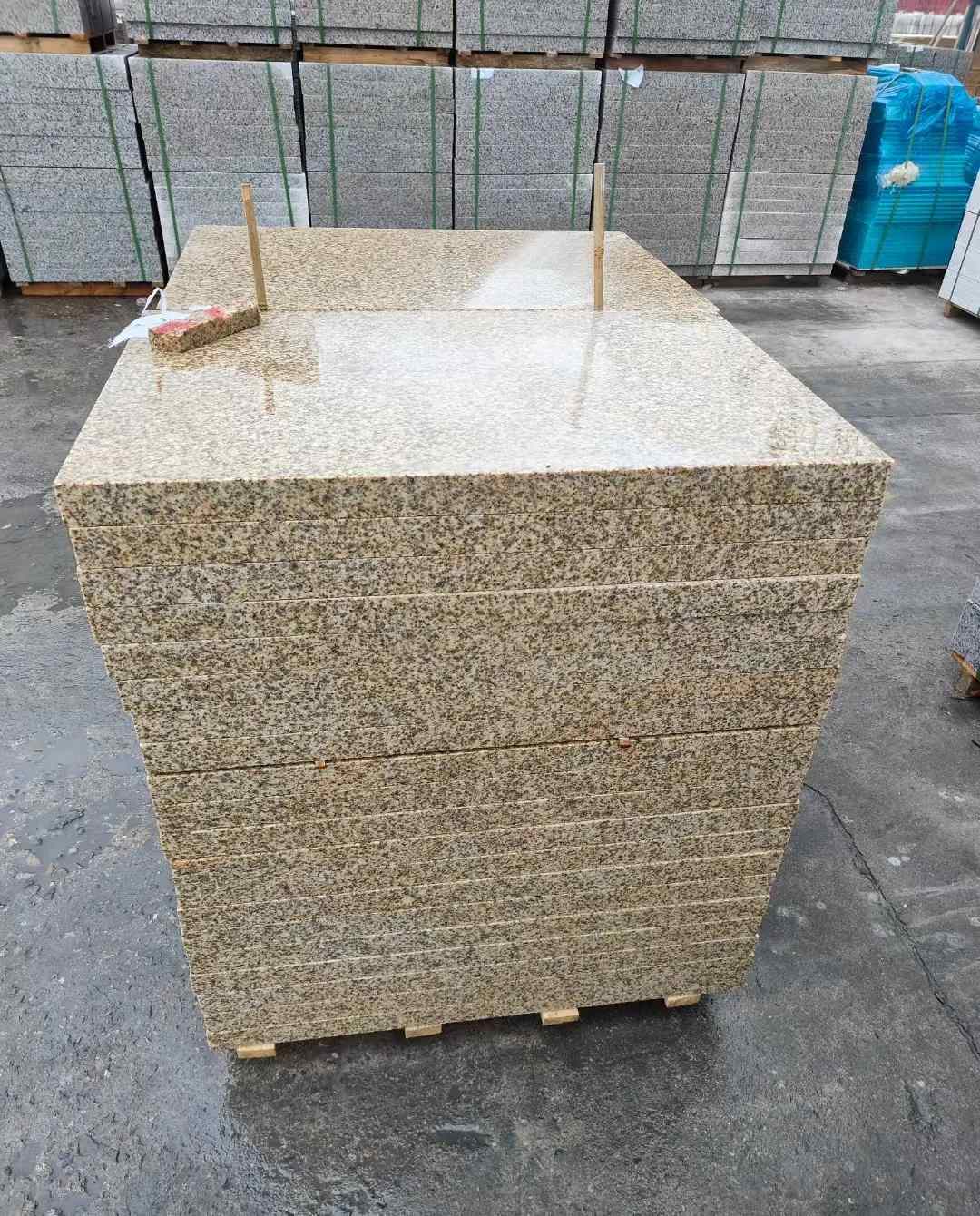 遂宁 湖北黄金麻花岗岩石材荔枝面外墙石材