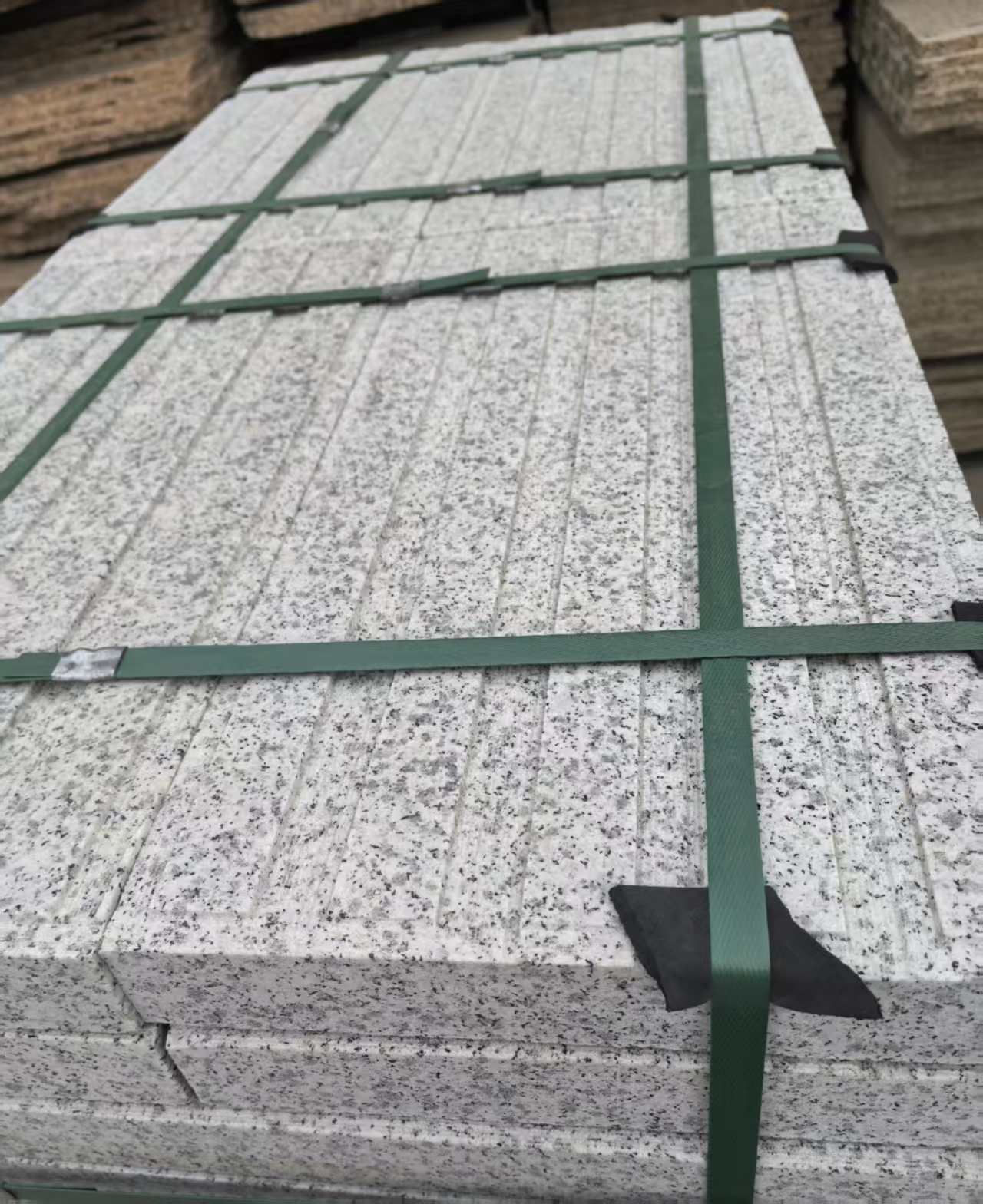 遂宁 白麻花岗岩直行盲道石，盲条，地铺石