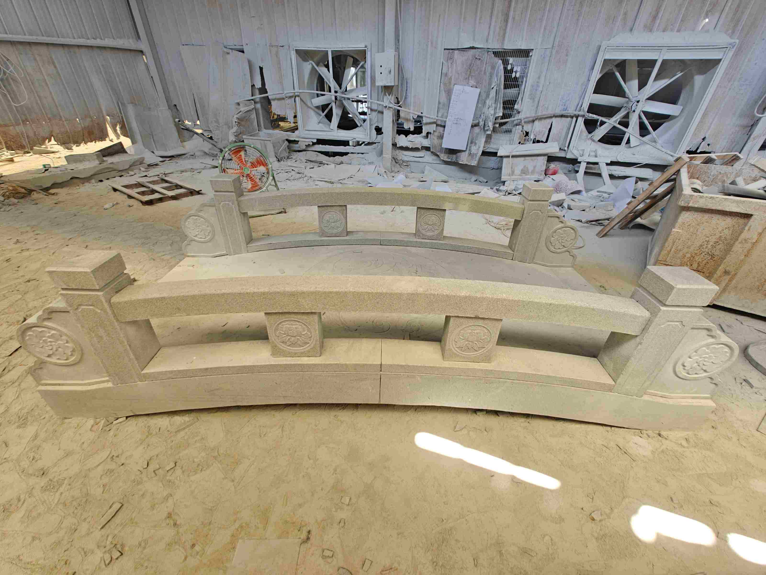 遂宁 芝麻灰花岗岩异形加工-拱桥，石桥