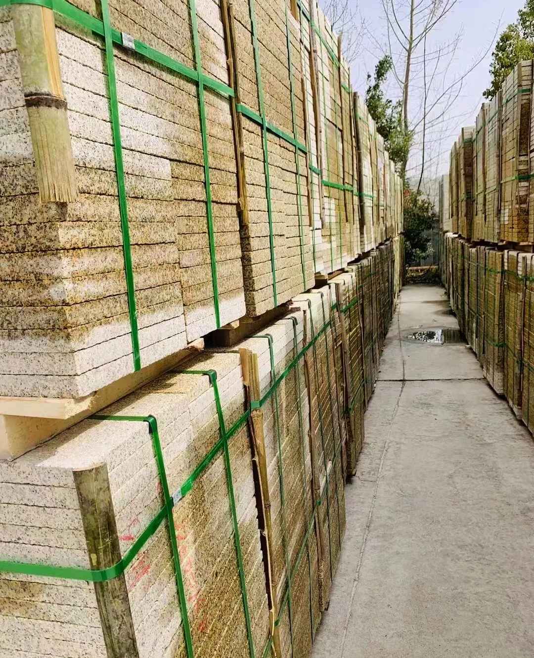 遂宁 黄金麻花岗岩荔枝面地铺石