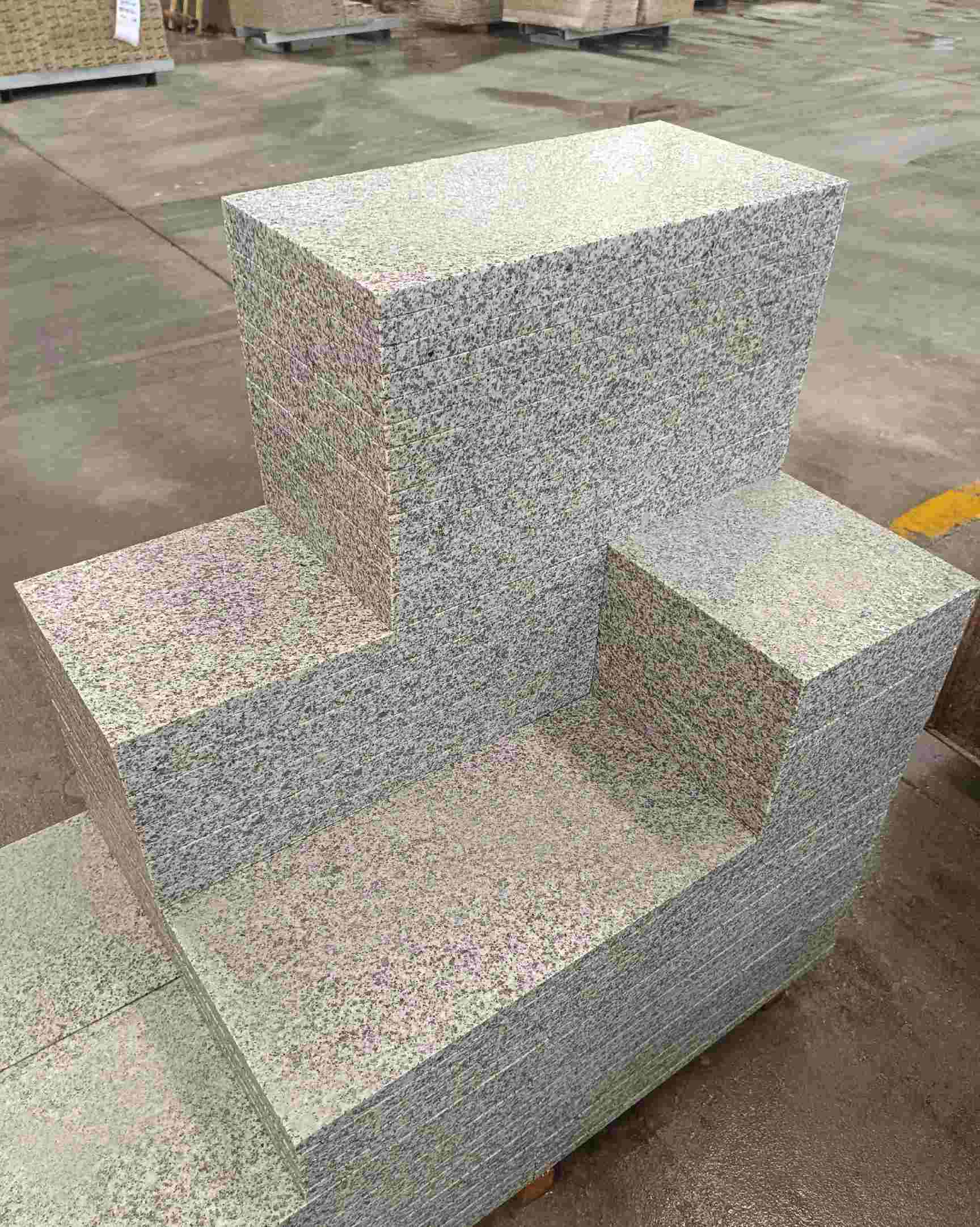 遂宁 白麻花岗岩荔枝面地铺石