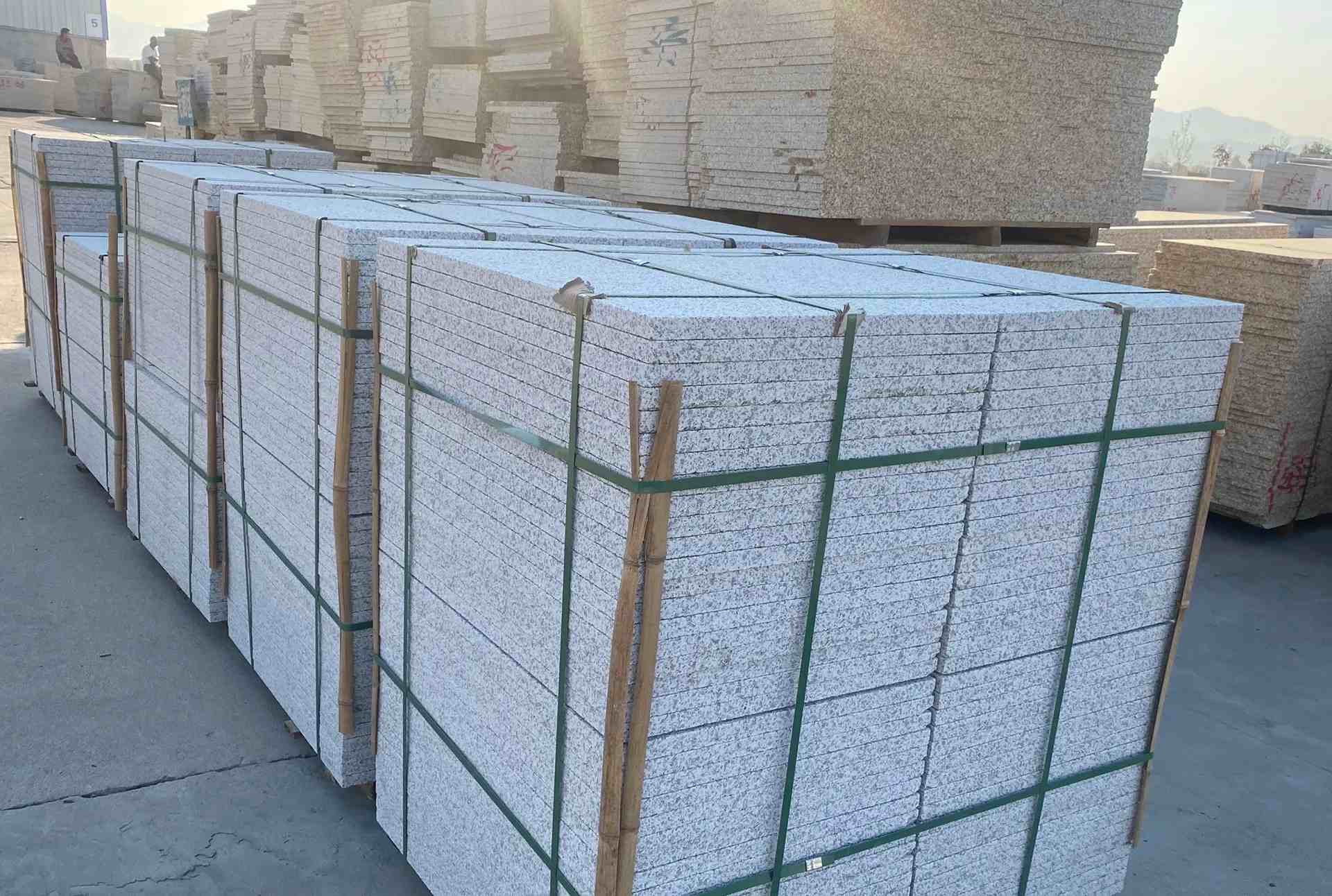 遂宁 白麻花岗岩荔枝面地铺石